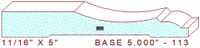 Baseboard 5" - 113 Baseboard 5" - 113
