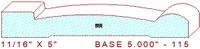 Baseboard 5" - 115 Baseboard 5" - 115