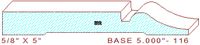 Baseboard 5" - 116 Baseboard 5" - 116