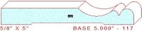 Baseboard 5" - 117 Baseboard 5" - 117