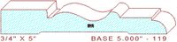 Baseboard 5" - 119 Baseboard 5" - 119