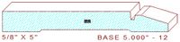 Baseboard 5" - 12 Baseboard 5" - 12