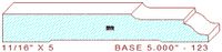 Baseboard 5" - 123 Baseboard 5" - 123