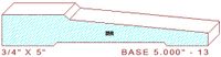 Baseboard 5" - 13 Baseboard 5" - 13