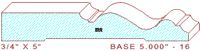 Baseboard 5" - 16 Baseboard 5" - 16