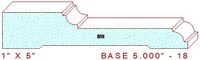 Baseboard 5" - 18 Baseboard 5" - 18