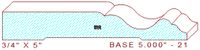 Baseboard 5" - 21 Baseboard 5" - 21