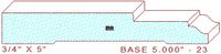 Baseboard 5" - 23 Baseboard 5" - 23