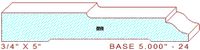 Baseboard 5" - 24 Baseboard 5" - 24