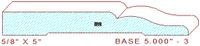Baseboard 5" - 3 Baseboard 5" - 3