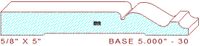 Baseboard 5" - 30 Baseboard 5" - 30