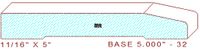 Baseboard 5" - 32 Baseboard 5" - 32