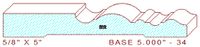 Baseboard 5" - 34 Baseboard 5" - 34