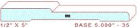 Baseboard 5" - 35 Baseboard 5" - 35