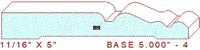 Baseboard 5" - 4 Baseboard 5" - 4