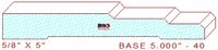 Baseboard 5" - 40 Baseboard 5" - 40