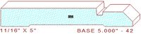 Baseboard 5" - 42 Baseboard 5" - 42