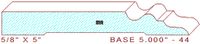Baseboard 5" - 44 Baseboard 5" - 44