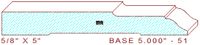 Baseboard 5" - 51 Baseboard 5" - 51