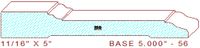 Baseboard 5" - 56 Baseboard 5" - 56
