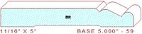 Baseboard 5" - 59 Baseboard 5" - 59