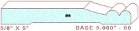 Baseboard 5" - 60 Baseboard 5" - 60