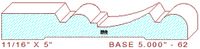 Baseboard 5" - 62 Baseboard 5" - 62