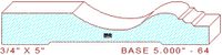 Baseboard 5" - 64 Baseboard 5" - 64