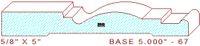 Baseboard 5" - 67 Baseboard 5" - 67