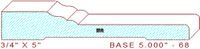 Baseboard 5" - 68 Baseboard 5" - 68