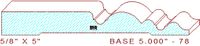 Baseboard 5" - 78 Baseboard 5" - 78