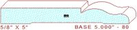 Baseboard 5" - 80 Baseboard 5" - 80