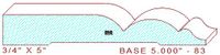 Baseboard 5" - 83 Baseboard 5" - 83