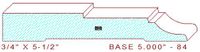 Baseboard 5" - 84 Baseboard 5" - 84