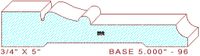Baseboard 5" - 96 Baseboard 5" - 96