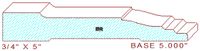 Baseboard 5" Baseboard 5"