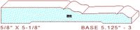 Baseboard 5-1/8" - 3 Baseboard 5-1/8" - 3