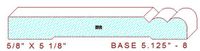 Baseboard 5-1/8" - 8