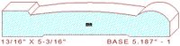 Baseboard 5-3/16" - 1 Baseboard 5-3/16" - 1