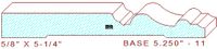 Baseboard 5-1/4" - 11 Baseboard 5-1/4" - 11