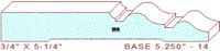 Baseboard 5-1/4" - 14 Baseboard 5-1/4" - 14