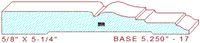 Baseboard 5-1/4" - 17 Baseboard 5-1/4" - 17