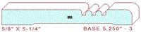 Baseboard 5-1/4" - 3 Baseboard 5-1/4" - 3