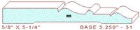 Baseboard 5-1/4" - 31 Baseboard 5-1/4" - 31