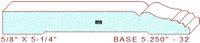 Baseboard 5-1/4" - 32 Baseboard 5-1/4" - 32