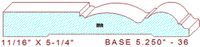 Baseboard 5-1/4" - 36 Baseboard 5-1/4" - 36