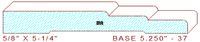 Baseboard 5-1/4" - 37 Baseboard 5-1/4" - 37
