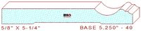 Baseboard 5-1/4" - 40 Baseboard 5-1/4" - 40
