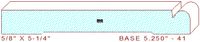 Baseboard 5-1/4" - 41 Baseboard 5-1/4" - 41
