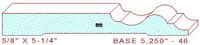 Baseboard 5-1/4" - 46 Baseboard 5-1/4" - 46